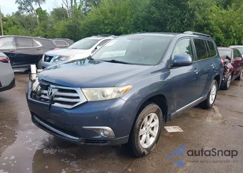 2012 Toyota Highlander Se V6 z USA, uszkodzony, nr VIN 5TDBK3EH7CS173633